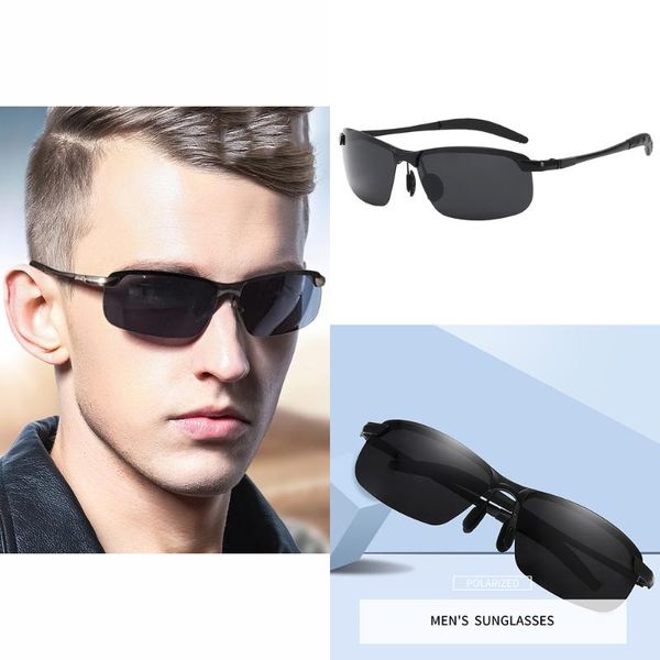 sunglasses men's polarized rimless design brand designed glasses ua400 fishing outdoor driving, White;black
sunglasses men's polarized rimless design brand designed glasses ua400 fishing outdoor driving, White;black
