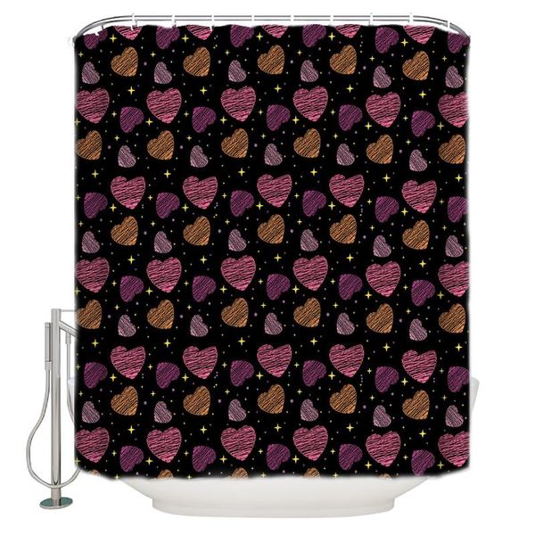 shower curtains valentine's day heart black pink bathroom curtain decor with hooks waterproof
shower curtains valentine's day heart black pink bathroom curtain decor with hooks waterproof