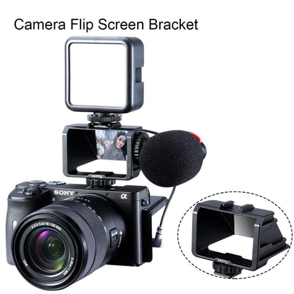 uurig camera flip screen bracket for mirrorless with three cold shoe mount to microphone led video light lighting & studio accessories
uurig camera flip screen bracket for mirrorless with three cold shoe mount to microphone led video light lighting & studio accessories
