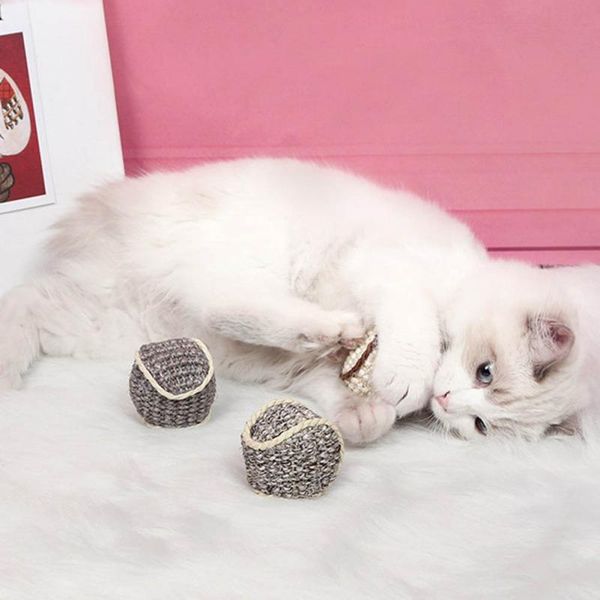 cat toys claw grinding sisal balls to tease cats funny interactive chew with gnawing pet exercise toy
cat toys claw grinding sisal balls to tease cats funny interactive chew with gnawing pet exercise toy