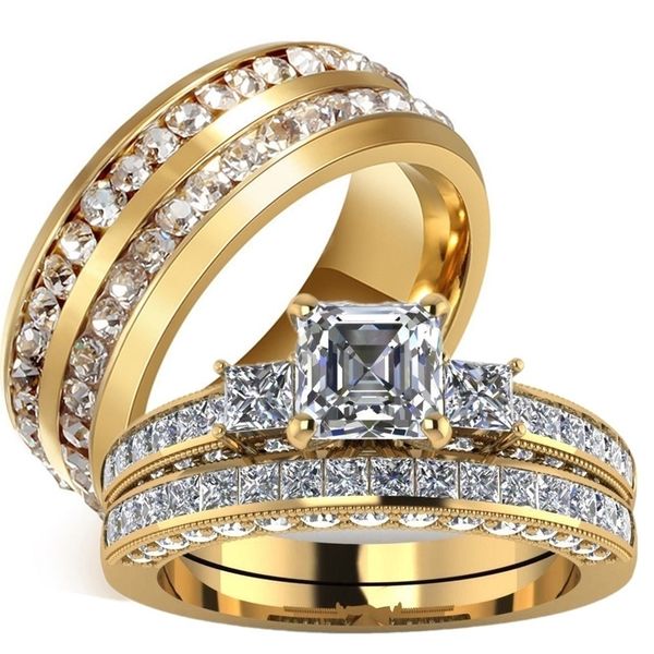 love ring couple - fashion cubic zirconia wedding s for gold-color romantic anniversary men/women jewelry accessories lover, Slivery;golden
love ring couple - fashion cubic zirconia wedding s for gold-color romantic anniversary men/women jewelry accessories lover, Slivery;golden