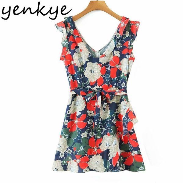 multicolor floral print prairie chic dress women v neck flying sleeve sashes ruffle female a-line short robe 210514, Black;gray
multicolor floral print prairie chic dress women v neck flying sleeve sashes ruffle female a-line short robe 210514, Black;gray
