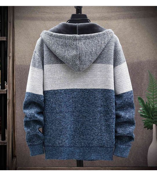 men's jackets cardigan autumn winter fleece sweater coat men casual hooded warm patchwork mens outerwear h0zm, Black;brown
men's jackets cardigan autumn winter fleece sweater coat men casual hooded warm patchwork mens outerwear h0zm, Black;brown