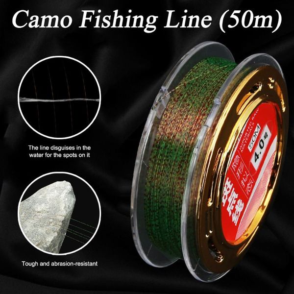 50m 8 strands invisible fishing line spoted nylon string sinking pe speckle multifilament durable braid
50m 8 strands invisible fishing line spoted nylon string sinking pe speckle multifilament durable braid