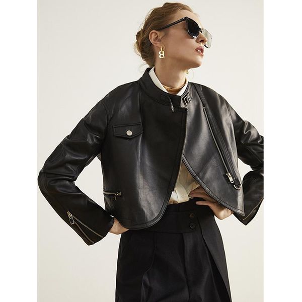 women's jackets jacket women casual style 100% sheepskin long sleeves zipper high waist 2 colors classic design ladies short coat fashi, Black;brown
women's jackets jacket women casual style 100% sheepskin long sleeves zipper high waist 2 colors classic design ladies short coat fashi, Black;brown