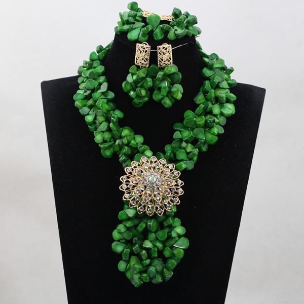 earrings & necklace luxury green nigerian coral beads jewelry sets full beaded pendant set bridal cnr773, Silver
earrings & necklace luxury green nigerian coral beads jewelry sets full beaded pendant set bridal cnr773, Silver