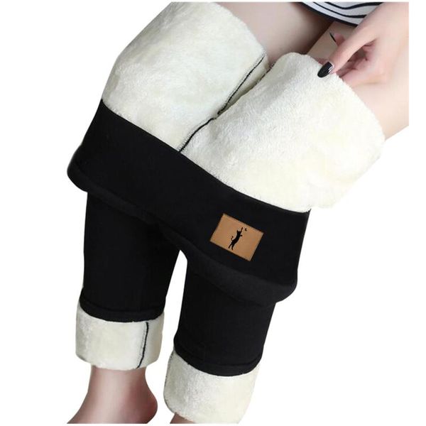 women's leggings fashion autumn winter cotton velvet women high waist sporting fitness pants warm thick f5, Black
women's leggings fashion autumn winter cotton velvet women high waist sporting fitness pants warm thick f5, Black