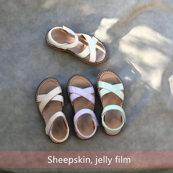 summer girls sandals jelly film sheepskin soft genuine leather children's beach shoes arch sole open toe kids 6t 8t, Black;red
summer girls sandals jelly film sheepskin soft genuine leather children's beach shoes arch sole open toe kids 6t 8t, Black;red