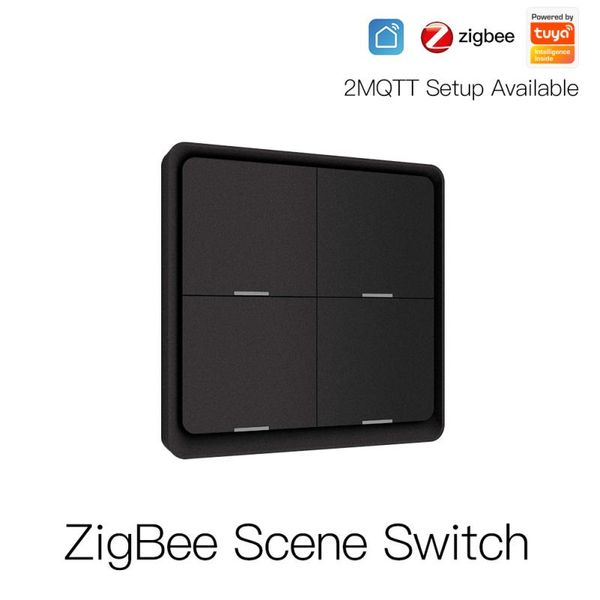 smart home control tuya zigbee scene switch 4-key wireless remote compatible alexa google devices 2mqsetup available
smart home control tuya zigbee scene switch 4-key wireless remote compatible alexa google devices 2mqsetup available