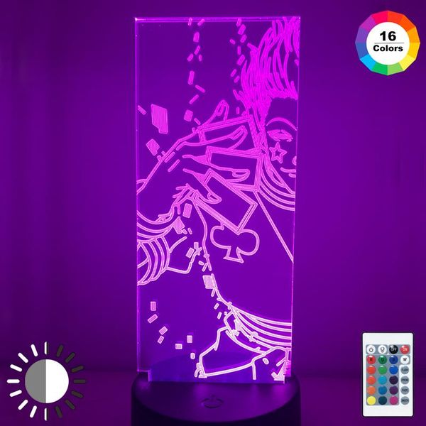 night lights 3d led anime acrylic light cute nightlight for bedroom decor fashion x hisoka lamp kid xmas gift
night lights 3d led anime acrylic light cute nightlight for bedroom decor fashion x hisoka lamp kid xmas gift