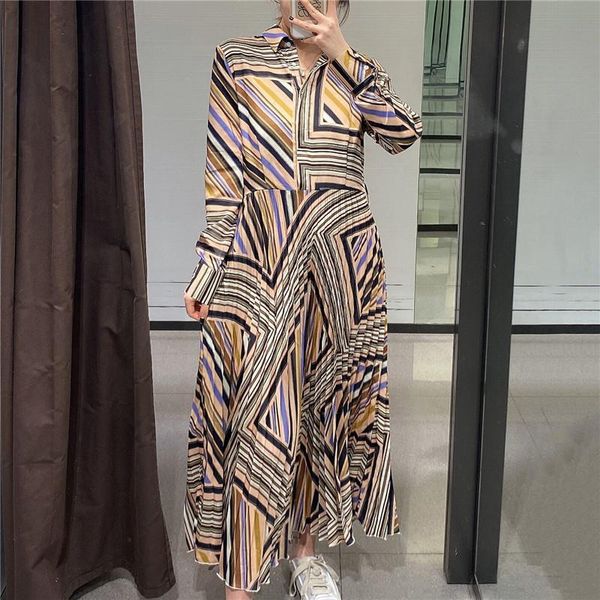 casual dresses vintage chic stripe printed women dress fashion long sleeve with belt midi draped vestidos, Black;gray
casual dresses vintage chic stripe printed women dress fashion long sleeve with belt midi draped vestidos, Black;gray