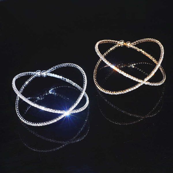 elegant fashion wedding jewelry charm bangles opening adjustable women's geometric round crystal bangles & bracelets q0719, Black
elegant fashion wedding jewelry charm bangles opening adjustable women's geometric round crystal bangles & bracelets q0719, Black