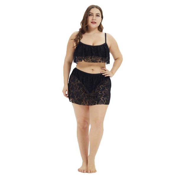 women's swimwear sale plus size lace women tankini swimsuit bikini high waist beachwear solid summer padded halter set d30, White;black
women's swimwear sale plus size lace women tankini swimsuit bikini high waist beachwear solid summer padded halter set d30, White;black