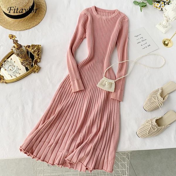 casual dresses fitaylor 2021 slim women autumn winter knitted sweater midi dress party vestido elegant a-line vestidos, Black;gray
casual dresses fitaylor 2021 slim women autumn winter knitted sweater midi dress party vestido elegant a-line vestidos, Black;gray