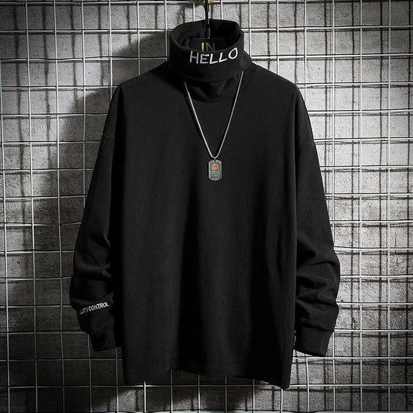 men's winter sweater plus velvet thick high-neck long-sleeved t-shirt bottoming shirt loose large size ins korean version women's, Black
men's winter sweater plus velvet thick high-neck long-sleeved t-shirt bottoming shirt loose large size ins korean version women's, Black