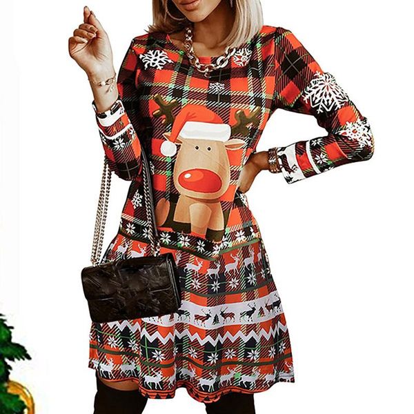 casual dresses women dress vintage christmas elk snowflake printed costume a-line loose swing mini winter xmas elegant robe, Black;gray
casual dresses women dress vintage christmas elk snowflake printed costume a-line loose swing mini winter xmas elegant robe, Black;gray