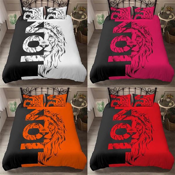 bedding sets fashion hd digital print lion duvet cover+ pillowcase 2/3pcs single king bed set us/au/eu size
bedding sets fashion hd digital print lion duvet cover+ pillowcase 2/3pcs single king bed set us/au/eu size
