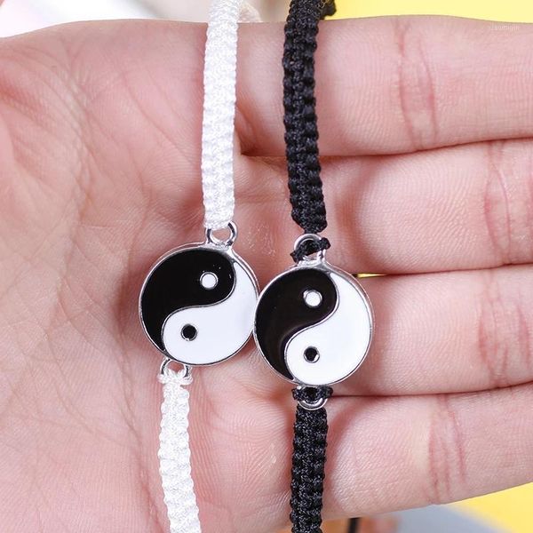 charm bracelets couple bracelet leather rope braided chain china tai chi alloy pendant two piece set lover gift, Golden;silver
charm bracelets couple bracelet leather rope braided chain china tai chi alloy pendant two piece set lover gift, Golden;silver
