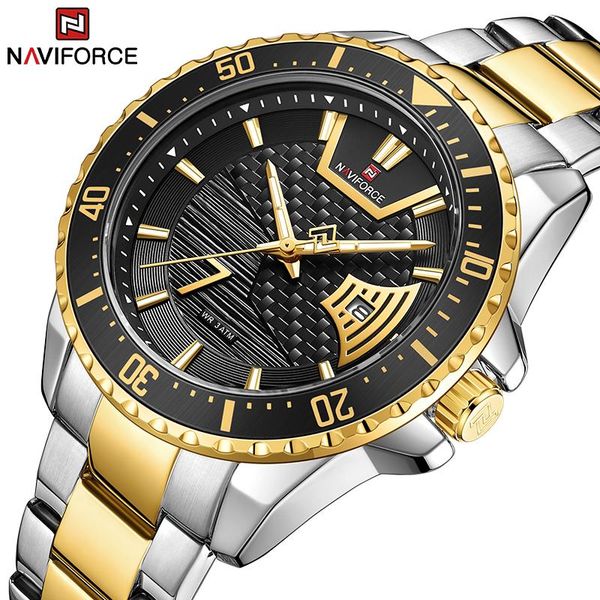 wristwatches naviforce men watch fashion luxury sports watches complete calendar waterproof stainless steel wristband pointer luminous clock, Slivery;brown
wristwatches naviforce men watch fashion luxury sports watches complete calendar waterproof stainless steel wristband pointer luminous clock, Slivery;brown