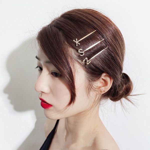hair clips & barrettes pins letter word clip hairpin fairy trendy simple headdress bangs versatile tender sweet accessories, Golden;silver
hair clips & barrettes pins letter word clip hairpin fairy trendy simple headdress bangs versatile tender sweet accessories, Golden;silver