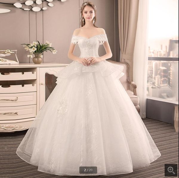 2021 robe de mariage off the shoulder v neck ball gown wedding dress white lace layered princess puffy corset bride dresses floor length sty
2021 robe de mariage off the shoulder v neck ball gown wedding dress white lace layered princess puffy corset bride dresses floor length sty