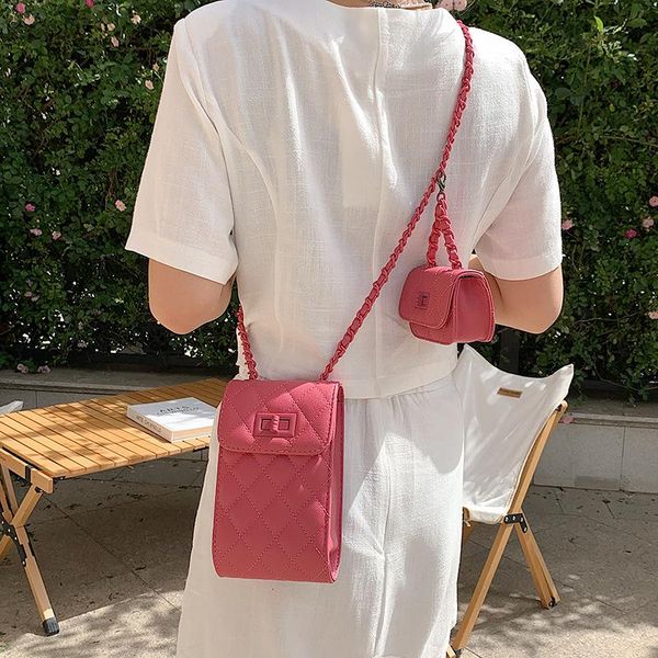 evening bags women's shoulder messenger bag european style fashion pink pu leather mobile phone female mini zero wallet 
evening bags women's shoulder messenger bag european style fashion pink pu leather mobile phone female mini zero wallet