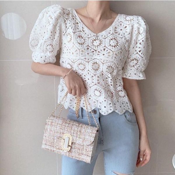 women hollow out blouse white pullover lace shirts blusas 2021 summer womens clothing floral sleeve blouses 9684 women's
women hollow out blouse white pullover lace shirts blusas 2021 summer womens clothing floral sleeve blouses 9684 women's