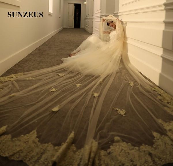 bridal veils champagne veil for brides appliqued wedding with lace edge 2 layers head 4m accesorios para boda lvv18, Black
bridal veils champagne veil for brides appliqued wedding with lace edge 2 layers head 4m accesorios para boda lvv18, Black