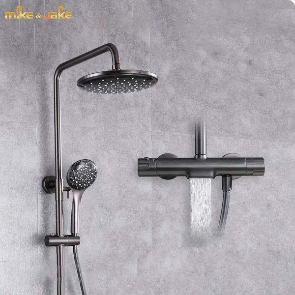 gunmetal shower set thermostatic bathroom wall mixer luxury gun metal bathtub & cold tap sets
gunmetal shower set thermostatic bathroom wall mixer luxury gun metal bathtub & cold tap sets