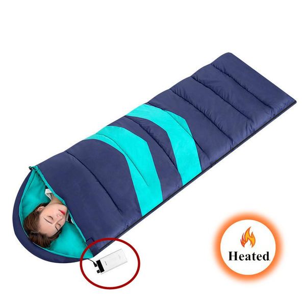 sleeping bags 220*75cm electric heated envelope bag cotton camping travel winter heating plates adjustable temperature
sleeping bags 220*75cm electric heated envelope bag cotton camping travel winter heating plates adjustable temperature