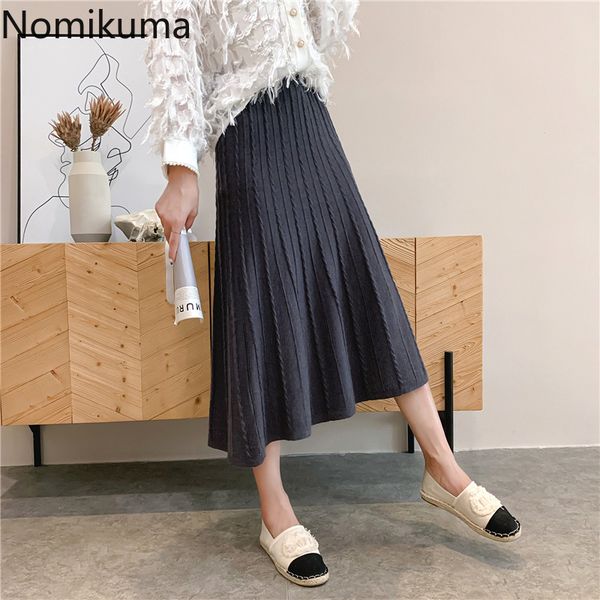 nomikuma arrival a line knitted skirt women solid color casual fashion mid calf skirts leisure daily jupe longue femme 3c755 210514, Black
nomikuma arrival a line knitted skirt women solid color casual fashion mid calf skirts leisure daily jupe longue femme 3c755 210514, Black