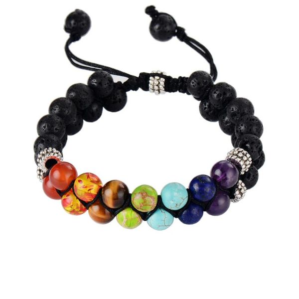cuff chakra bracelet 7 natural stone lava beads men women bracelets friend couples jewelry, White
cuff chakra bracelet 7 natural stone lava beads men women bracelets friend couples jewelry, White