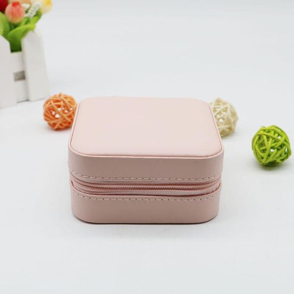 storage bags jewelry organizer display travel case boxes portable box zipper leather jewelers