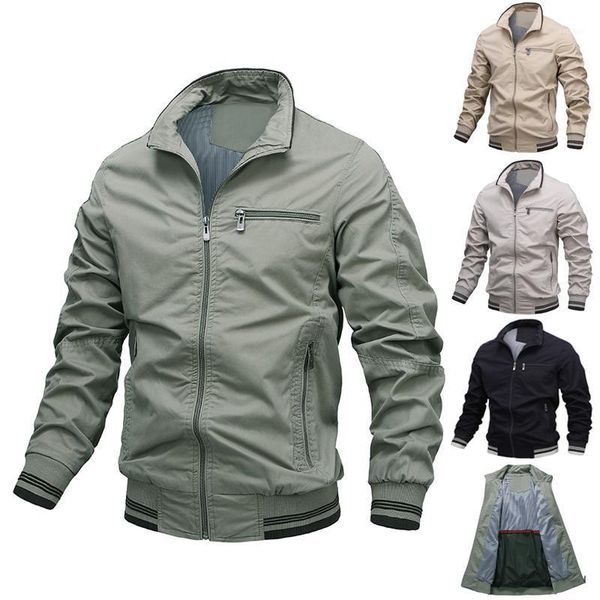 men's jackets 2021 casual jacket men autumn winter mens coats male outerwear windbreaker brand clothing, Black;brown
men's jackets 2021 casual jacket men autumn winter mens coats male outerwear windbreaker brand clothing, Black;brown