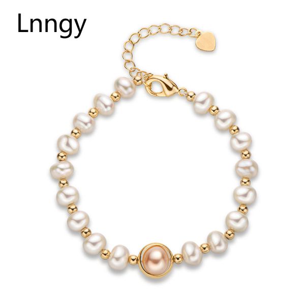 lnngy 14k gold filled charm bracelet 5.5-8mm natural freshwater pearl charm bracelet women wedding party oval pearl jewelry gift, Golden;silver
lnngy 14k gold filled charm bracelet 5.5-8mm natural freshwater pearl charm bracelet women wedding party oval pearl jewelry gift, Golden;silver