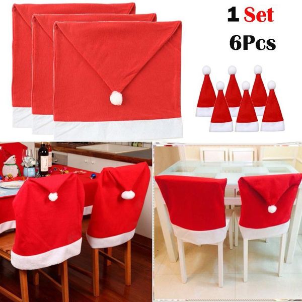 chair covers 6pcs cover christmas decoration for dinner seat santa hat tablewear xmas navidad decor d91011
chair covers 6pcs cover christmas decoration for dinner seat santa hat tablewear xmas navidad decor d91011