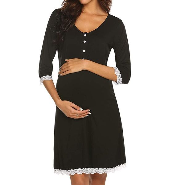 maternity dresses dress for breastfeeding lace patchwork summer women daily casual nursing pregnant clothes vestidos, White
maternity dresses dress for breastfeeding lace patchwork summer women daily casual nursing pregnant clothes vestidos, White