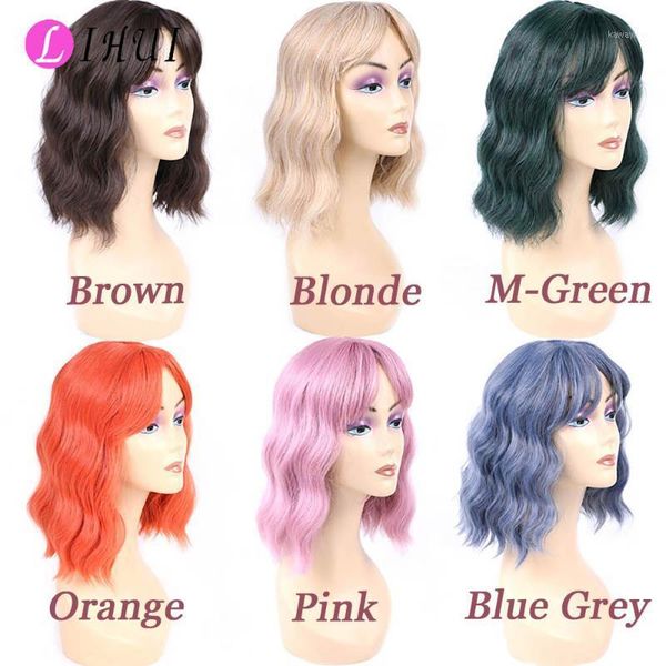 short blue grey wig with bangs synthetic wigs for women black/blue/green/pink perruque synthetique femme1
short blue grey wig with bangs synthetic wigs for women black/blue/green/pink perruque synthetique femme1