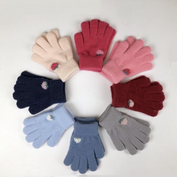 children's mittens 2-5 years old cute strawberry winter warm knitted woolen gloves kids for boys girls baby full finger, White
children's mittens 2-5 years old cute strawberry winter warm knitted woolen gloves kids for boys girls baby full finger, White