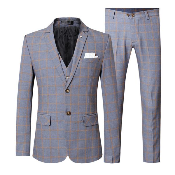 men tuxedos cross-border suits men's self-cultivation business professional formal wear groom dress three-piece suit (jacket+coat+trous, Black;gray
men tuxedos cross-border suits men's self-cultivation business professional formal wear groom dress three-piece suit (jacket+coat+trous, Black;gray