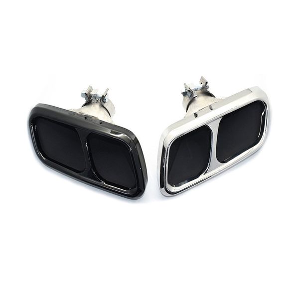 pair square tubes car muffler rear tips for land rover range sport svr 2014-2021 black stainless steel exhaust pipe
pair square tubes car muffler rear tips for land rover range sport svr 2014-2021 black stainless steel exhaust pipe