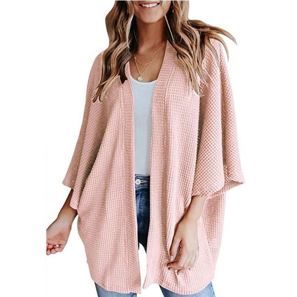 women's knits & tees donsignet cardigan women autumn/winter 2021 loose sweater t-shirt solid color casual pink, White
women's knits & tees donsignet cardigan women autumn/winter 2021 loose sweater t-shirt solid color casual pink, White