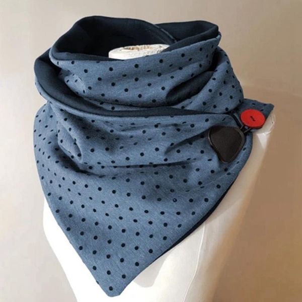 scarves fashion scarf women dot printed button soft shawls casual warm wrap winter comfortable foulard lady, Blue;gray
scarves fashion scarf women dot printed button soft shawls casual warm wrap winter comfortable foulard lady, Blue;gray