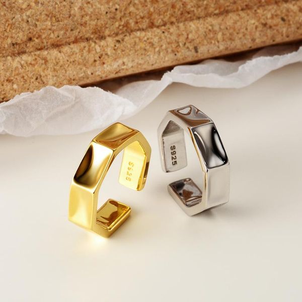 cluster rings mlkenly minimalist fine jewelry 925 sterling silver geometric round concave open ring glossy finger accessories, Golden;silver
cluster rings mlkenly minimalist fine jewelry 925 sterling silver geometric round concave open ring glossy finger accessories, Golden;silver