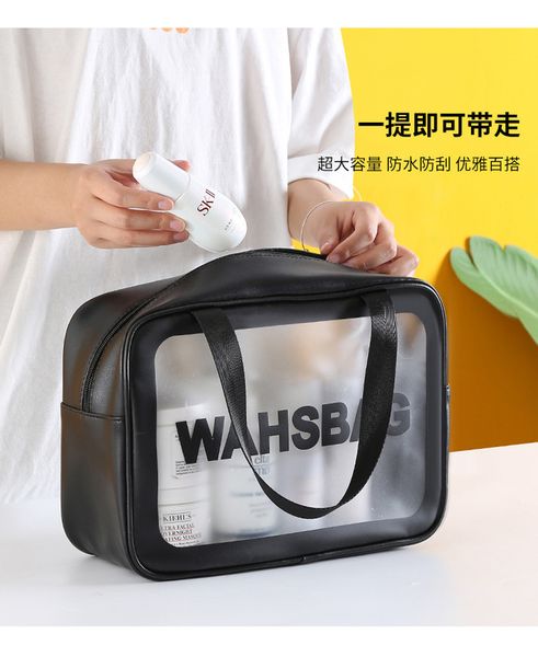 net red make-up super fire portable women travel large capacity transparent waterproof wash storage bag
net red make-up super fire portable women travel large capacity transparent waterproof wash storage bag