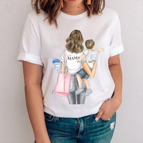 graphic boy cute printing womens t shirts style cartoon mom mama mother clothes lady clothing tees print female shirt, White
graphic boy cute printing womens t shirts style cartoon mom mama mother clothes lady clothing tees print female shirt, White