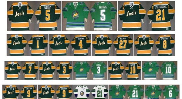 Vintage Oakland Seals Jerseys 7 REGGIE LEACH 5 CAROL VADNAIS 21 RON STACKHOUSE 1 GARY SMITH 4 DICK REDMOND 8 WALT McKECHNIE Custom Hockey, Colour 1
Vintage Oakland Seals Jerseys 7 REGGIE LEACH 5 CAROL VADNAIS 21 RON STACKHOUSE 1 GARY SMITH 4 DICK REDMOND 8 WALT McKECHNIE Custom Hockey, Colour 1