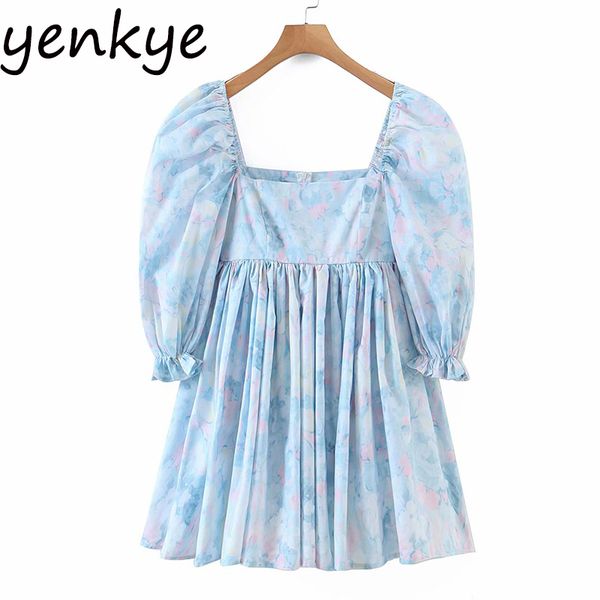 elegant women floral print party dress puff sleeve a-line mini square neck dress spring autumn short vestido, Black;gray
elegant women floral print party dress puff sleeve a-line mini square neck dress spring autumn short vestido, Black;gray