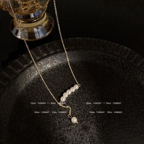 pendant necklaces gold plated titanium steel choker necklace female korean premium pearl clavicle chain trendy for women jewelry, Silver
pendant necklaces gold plated titanium steel choker necklace female korean premium pearl clavicle chain trendy for women jewelry, Silver