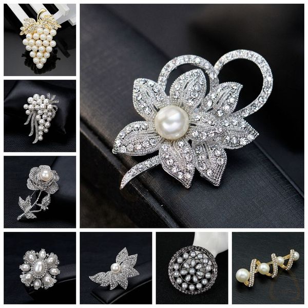 creative rose flower grape love wing brooch pins rhinestone silver-color simulated pearl bow brooches for women jewelry, Gray
creative rose flower grape love wing brooch pins rhinestone silver-color simulated pearl bow brooches for women jewelry, Gray